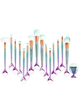 Juego de 15 brochas de maquillaje profesional para polvos